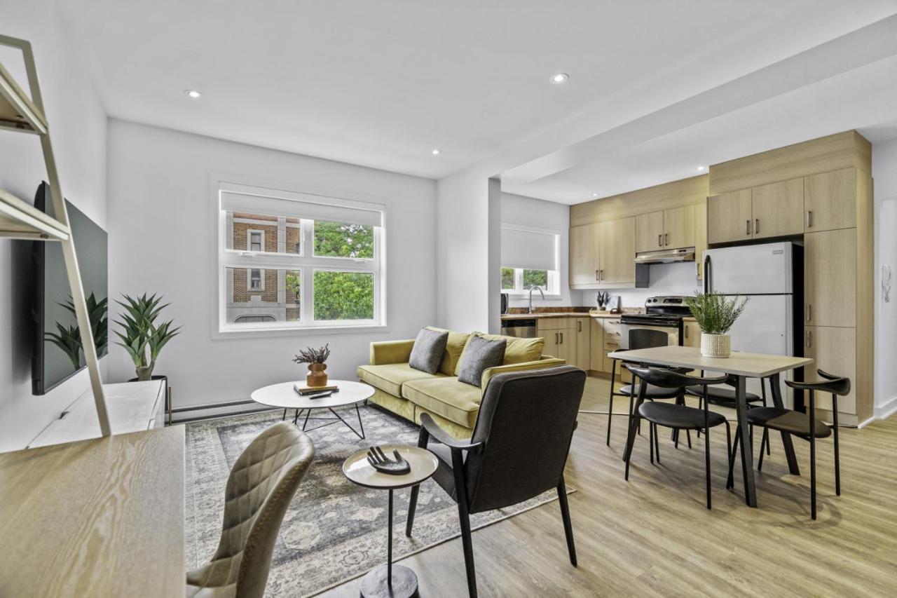Stylish 2 Bedroom Haven By Jean Talon Market Монреаль Экстерьер фото